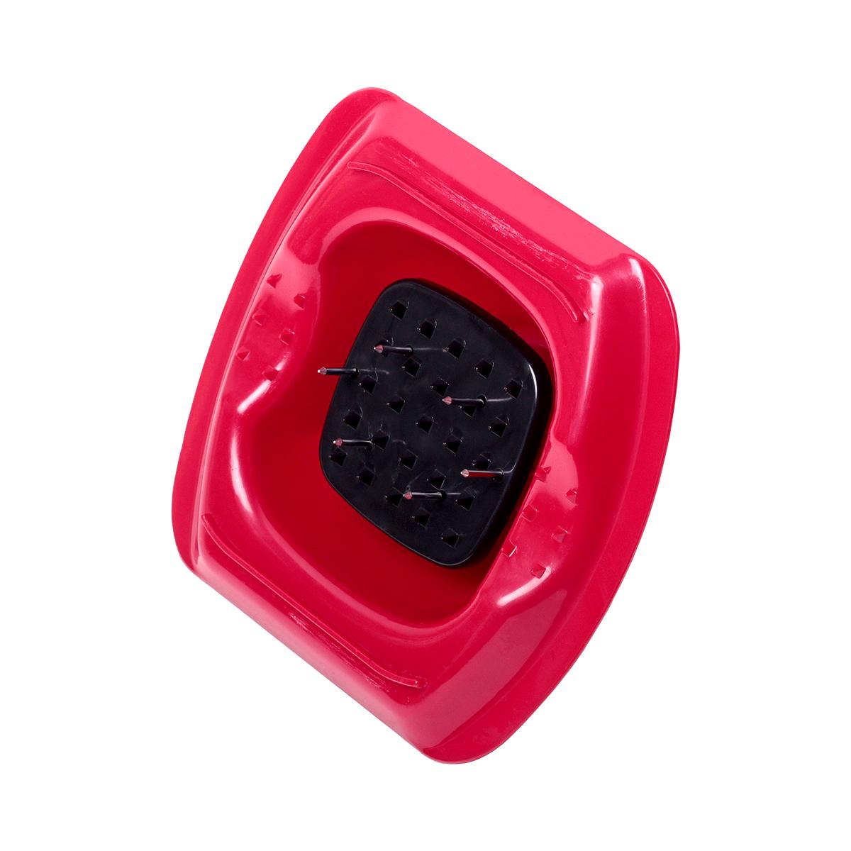 Шинківка-овочерізка Kamille металева 38х17х13 см Червоний (10084) - фото 2 Шинківка-овочерізка Kamille металева 38х17х13 см Червоний (10084) - фото 2