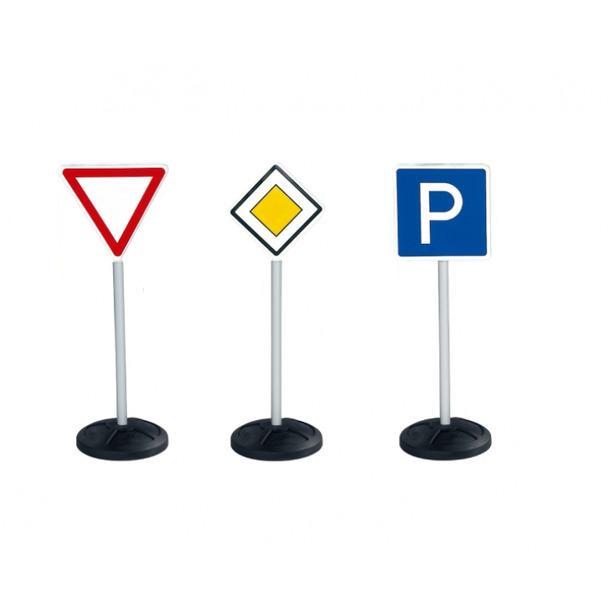 Ігровий набір Big Дорожні знаки 69 см 3 шт. (1199)
