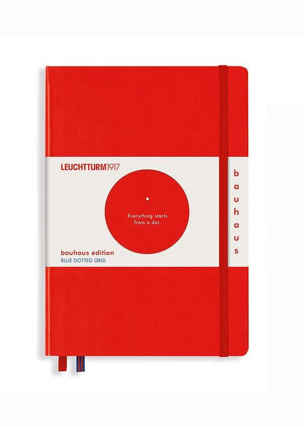 Блокнот Leuchtturm1917 Bauhaus Edition середній крапка Червоний (359619)