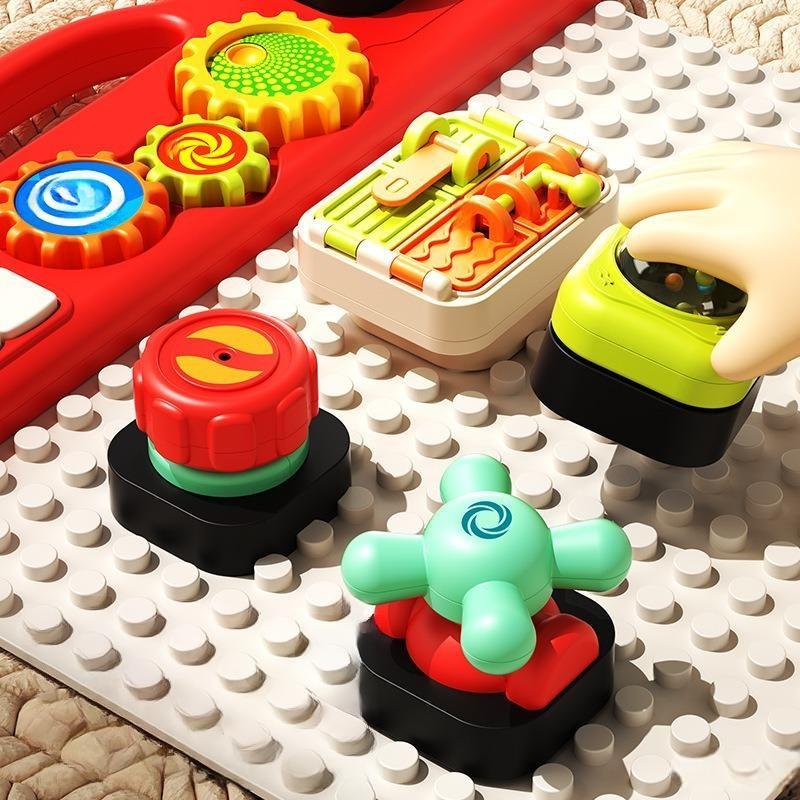 Развивающая музыкальная игрушка-сортер Musical Blocks Board Huanger Разноцветный - фото 3 Развивающая музыкальная игрушка-сортер Musical Blocks Board Huanger Разноцветный - фото 3