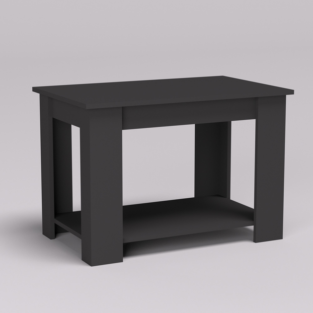 Журнальный столик Континент Квант 80х50х55 см Антрацит (28533204) Журнальный столик Континент Квант 80х50х55 см Антрацит (28533204)