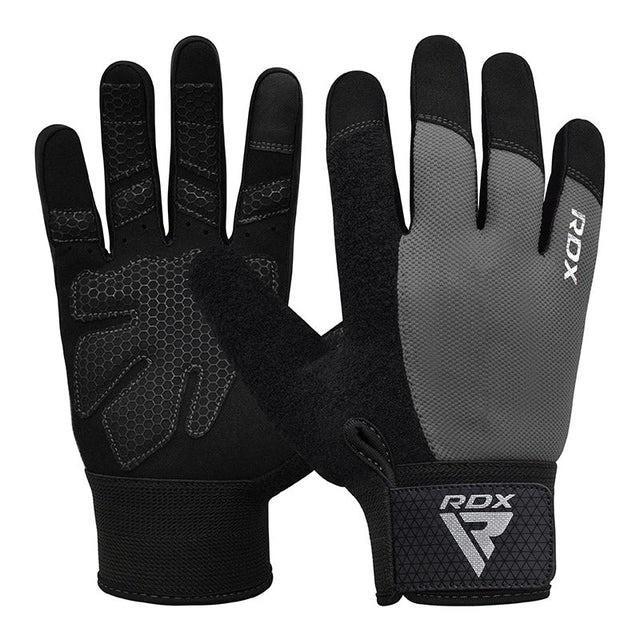 Рукавички для фітнесу RDX W1 Full Finger Plus M Grey (3070022165) Рукавички для фітнесу RDX W1 Full Finger Plus M Grey (3070022165)