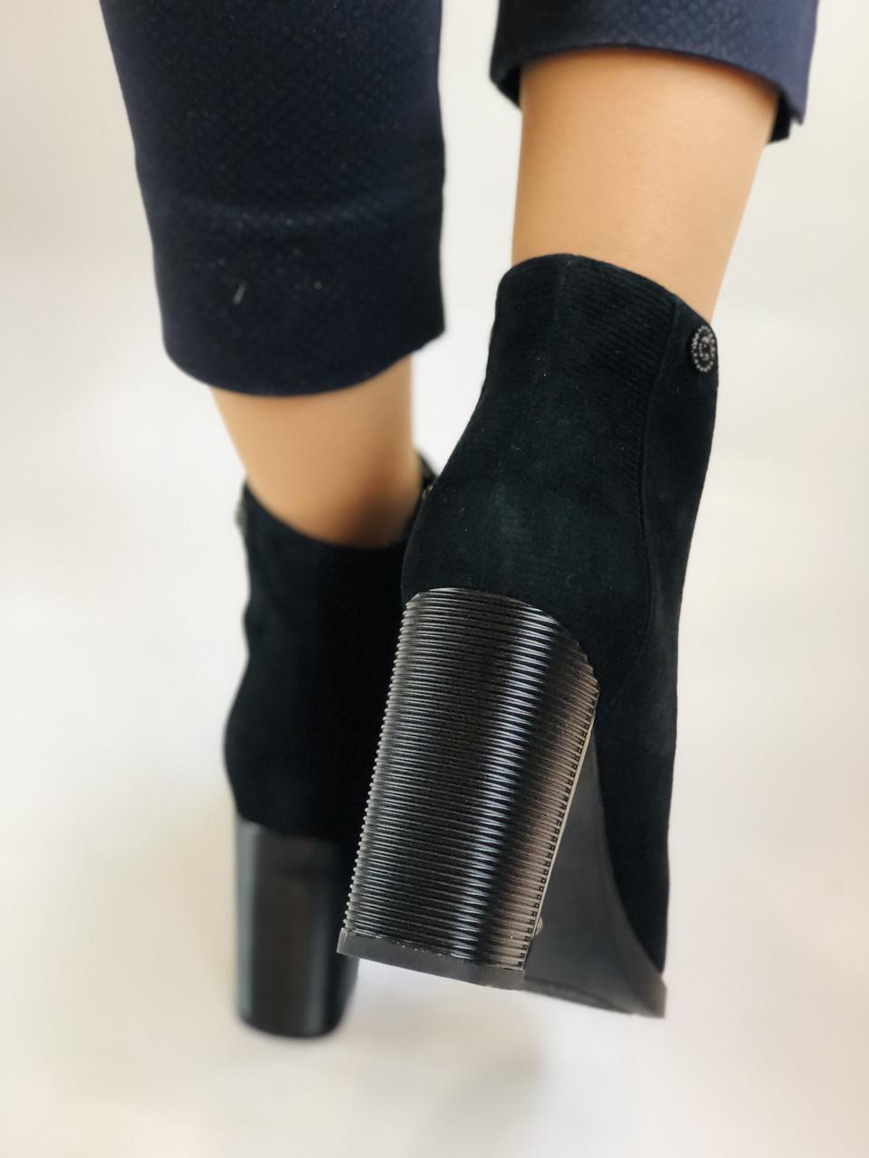 Ботильоны женские осенние Erisses р. 39 25.0 см Черный (2274) - фото 10