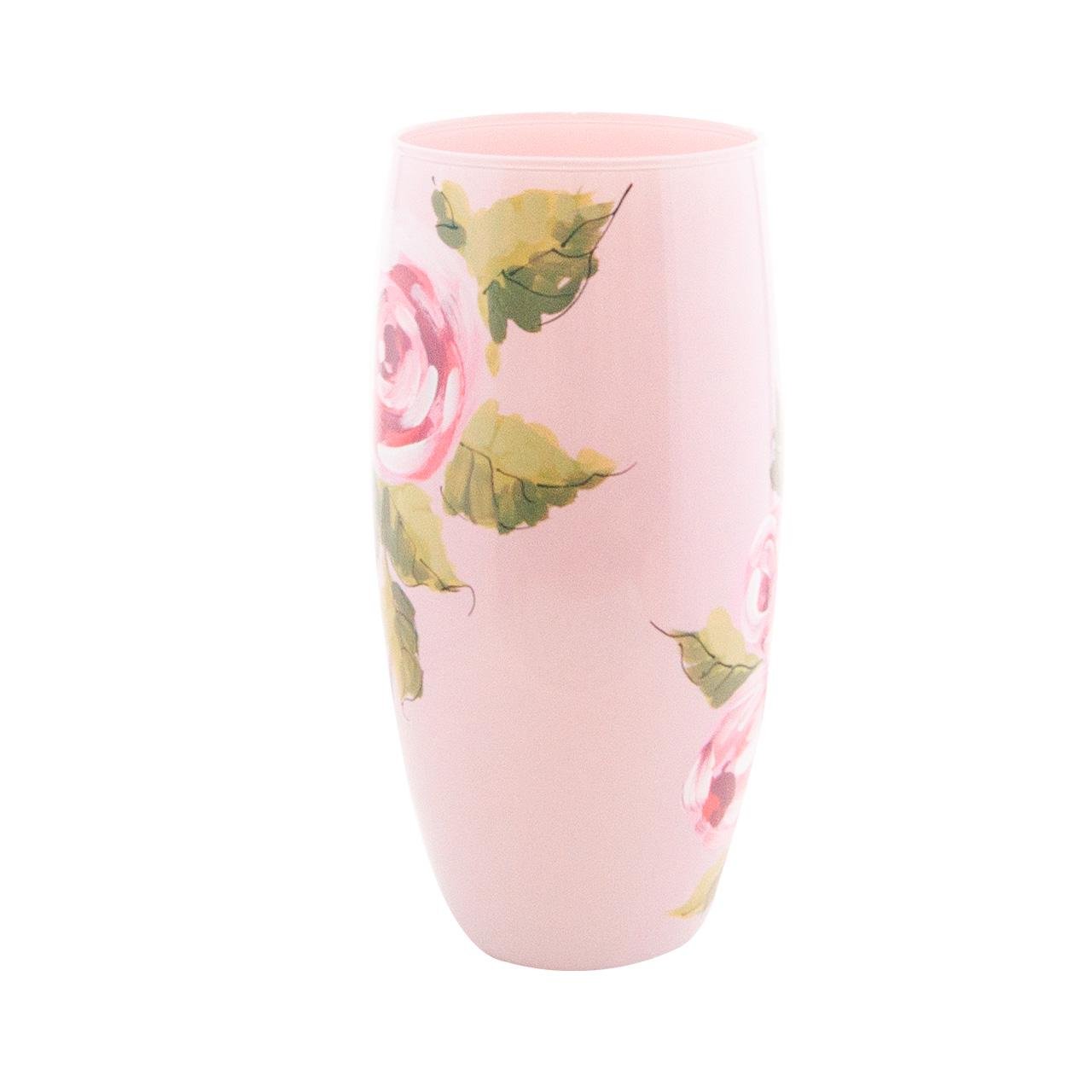 Ваза стеклянная VB Sentino ручная роспись H 25,5 см D 12 см (24037-2503) - фото 2 Ваза стеклянная VB Sentino ручная роспись H 25,5 см D 12 см (24037-2503) - фото 2