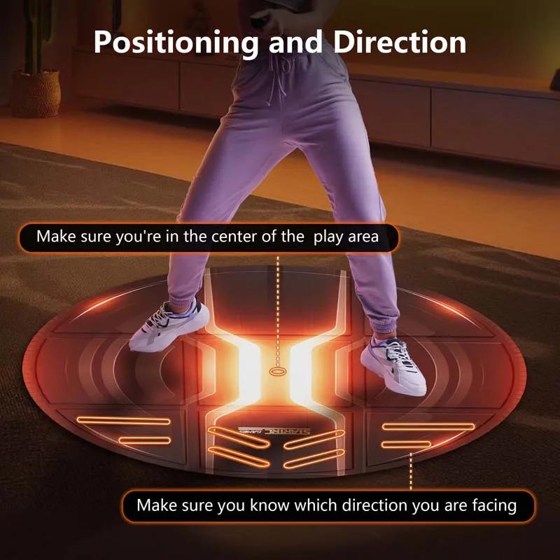 Коврик- VR для любых гарнитур 100 см Orange (ACS-VRKFAGor) - фото 3 Коврик- VR для любых гарнитур 100 см Orange (ACS-VRKFAGor) - фото 3