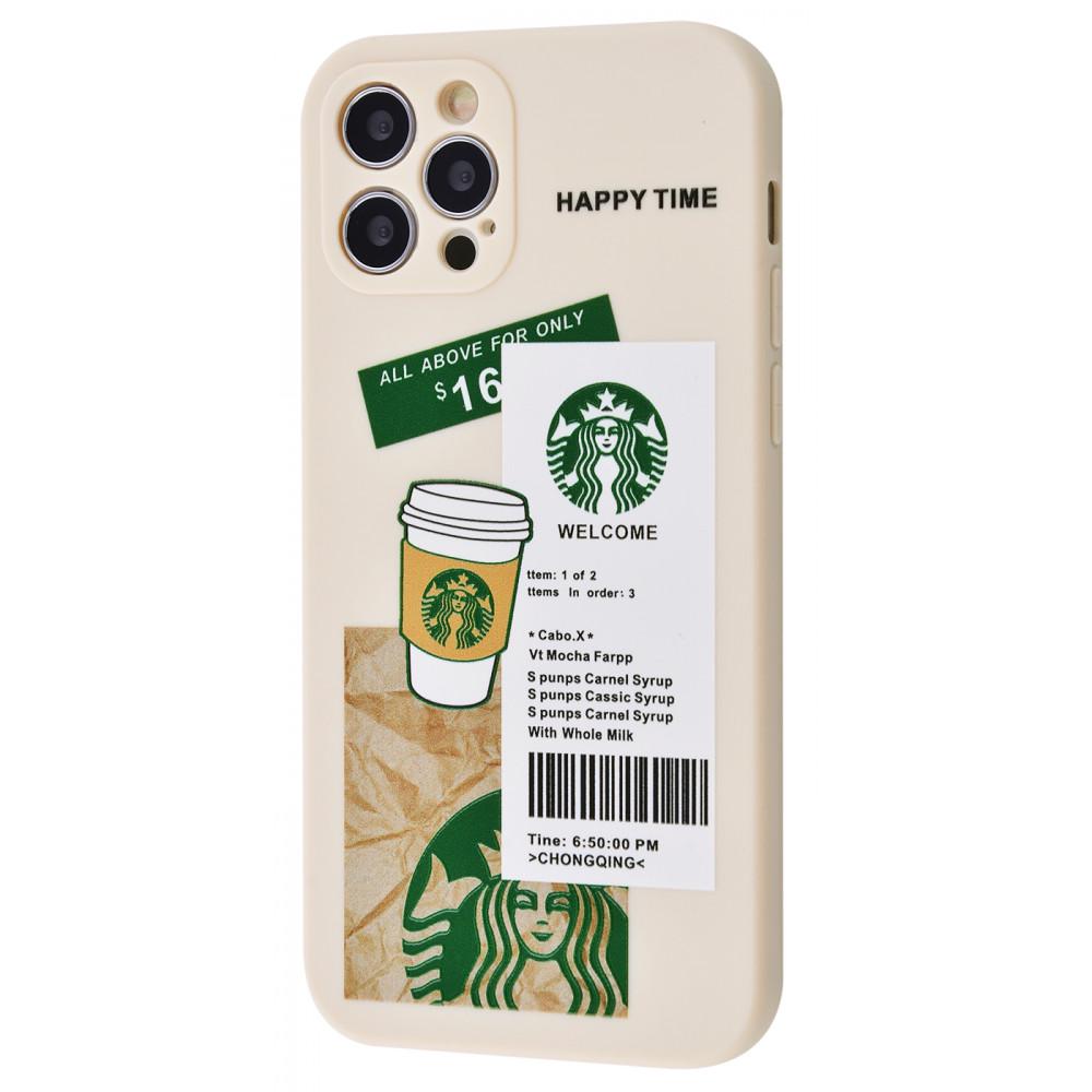 Чехол PRC Brand Picture case TPU для iPhone 12 Pro Happy Time с рисунком