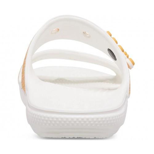 Шльопанці жіночі утеплені Crocs Classic Crocs Glitter Sandal Sorbet р. 37-38 Білий (8514) - фото 4 Шльопанці жіночі утеплені Crocs Classic Crocs Glitter Sandal Sorbet р. 37-38 Білий (8514) - фото 4