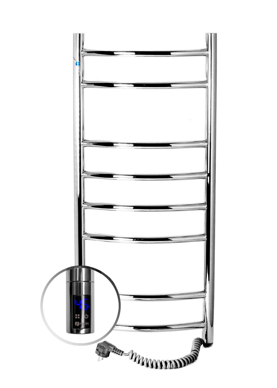 Рушникосушка електрична NAVIN Камелія 360x800 мм регулятор з таймером справа