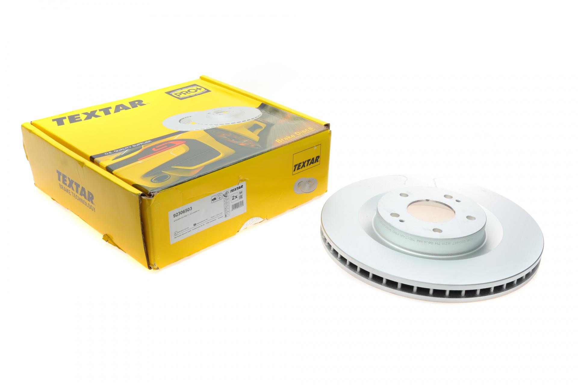 Диск тормозной передний TEXTAR PRO для Mitsubishi Outlander 12-/Eclipse Cross 17-320x28 мм (92306503)