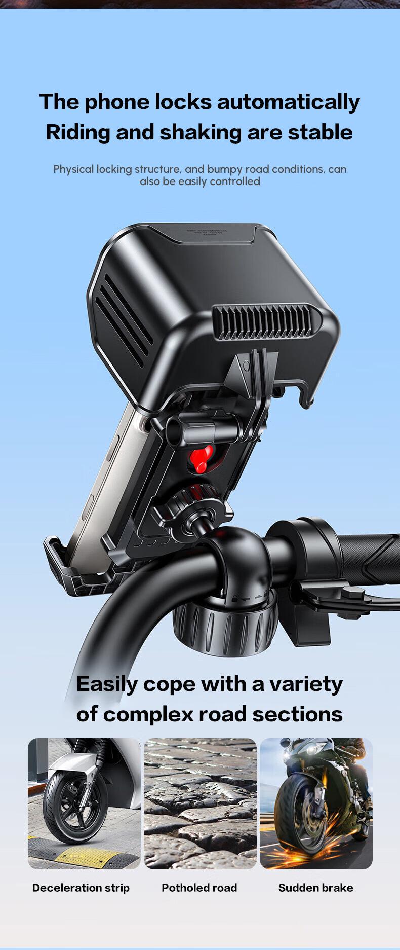 Тримач UGREEN 4.7-7.2 З сонцезахисним козирком 360° 17.8-30 мм Чорний (65004) - фото 4