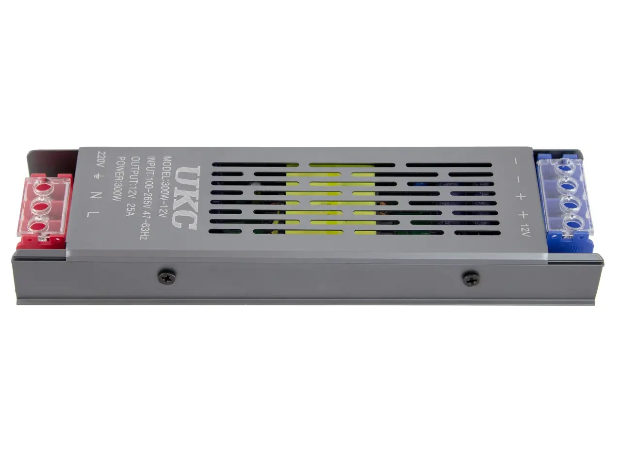 Блок живлення UKC для світлодіодних стрічок Long 12 V 25 A (9520) - фото 6