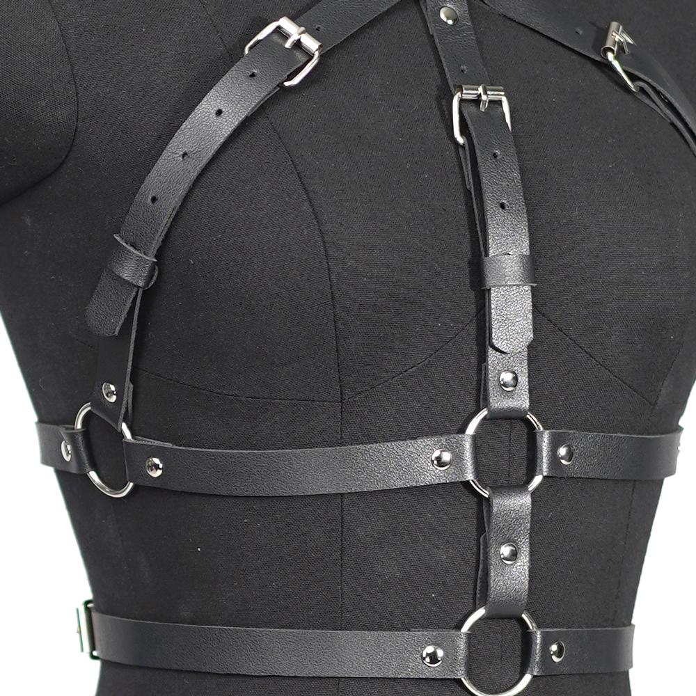 Портупея на грудь из экокожи Черный (Порт2) - фото 4 Портупея на грудь из экокожи Черный (Порт2) - фото 4
