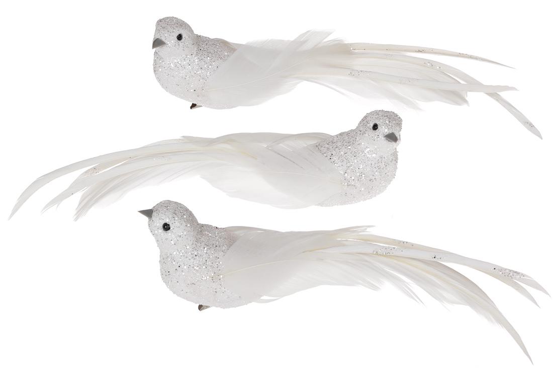 Декоративная птица на клипсе BonaDi 3 шт. (499-089)