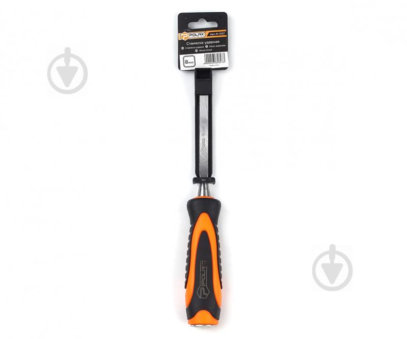 Стамеска Polax по дереву ударная 8 мм (41-007) - фото 3 Стамеска Polax по дереву ударная 8 мм (41-007) - фото 3