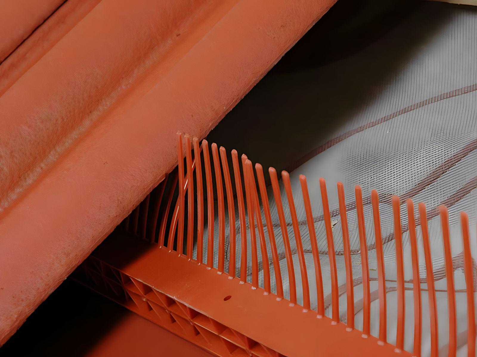 Гребень свеса Керамакс с вентиляционной вставкой 0,06x1 м RAL 8004 (11520307) - фото 2 Гребень свеса Керамакс с вентиляционной вставкой 0,06x1 м RAL 8004 (11520307) - фото 2