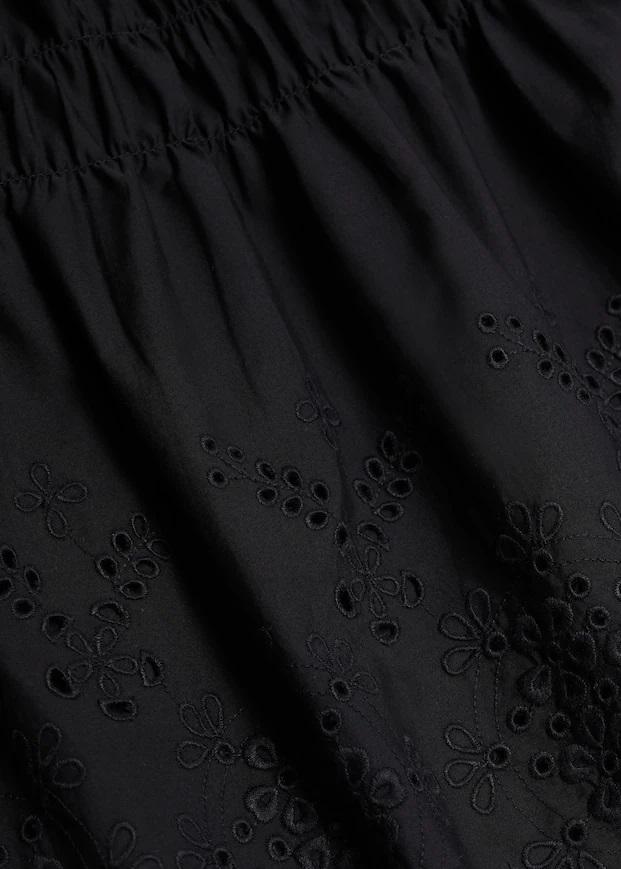 Блузка Mango с вышивкой L Черный (9850801) - фото 6 Блузка Mango с вышивкой L Черный (9850801) - фото 6