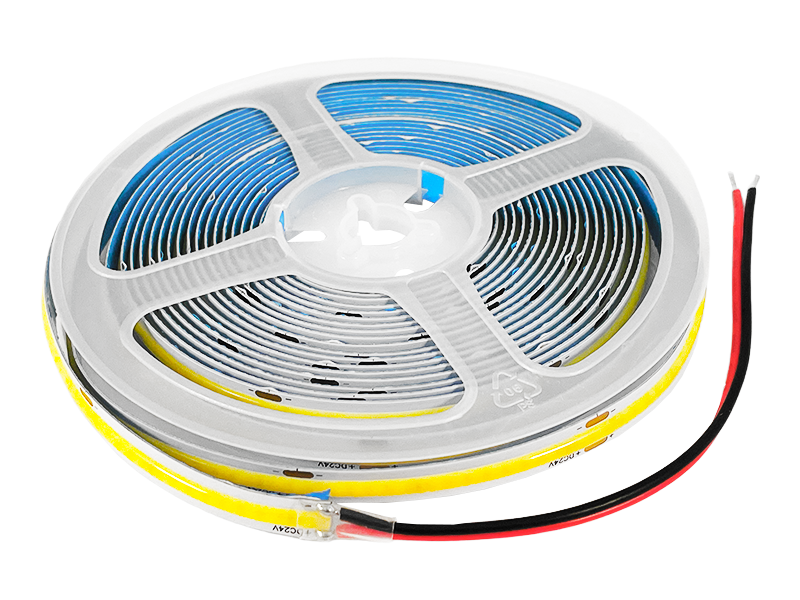 Світлодіодна стрічка MTK СОВ 320 LED 8 мм 24 В 9 Вт/м IP20 Білий (7268)