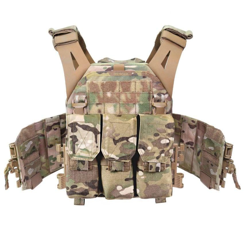 Плитоноска Warrior assault systems Low Profile Plate Carrier V 1 та потрійний підсумок М Multicam