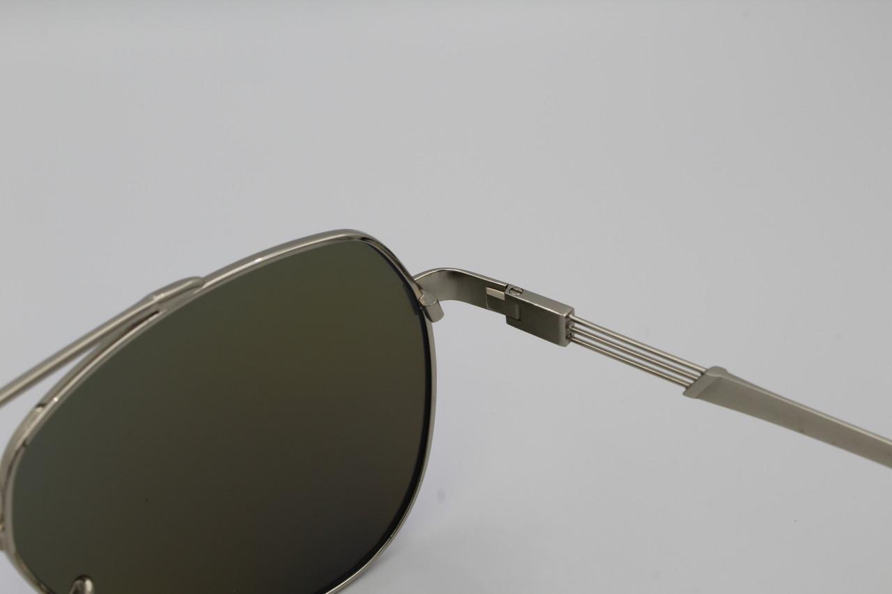 Солнцезащитные очки зеркальные поляризационные Jackfalali aviator Голубой 9111 с2 (2579322821) - фото 9