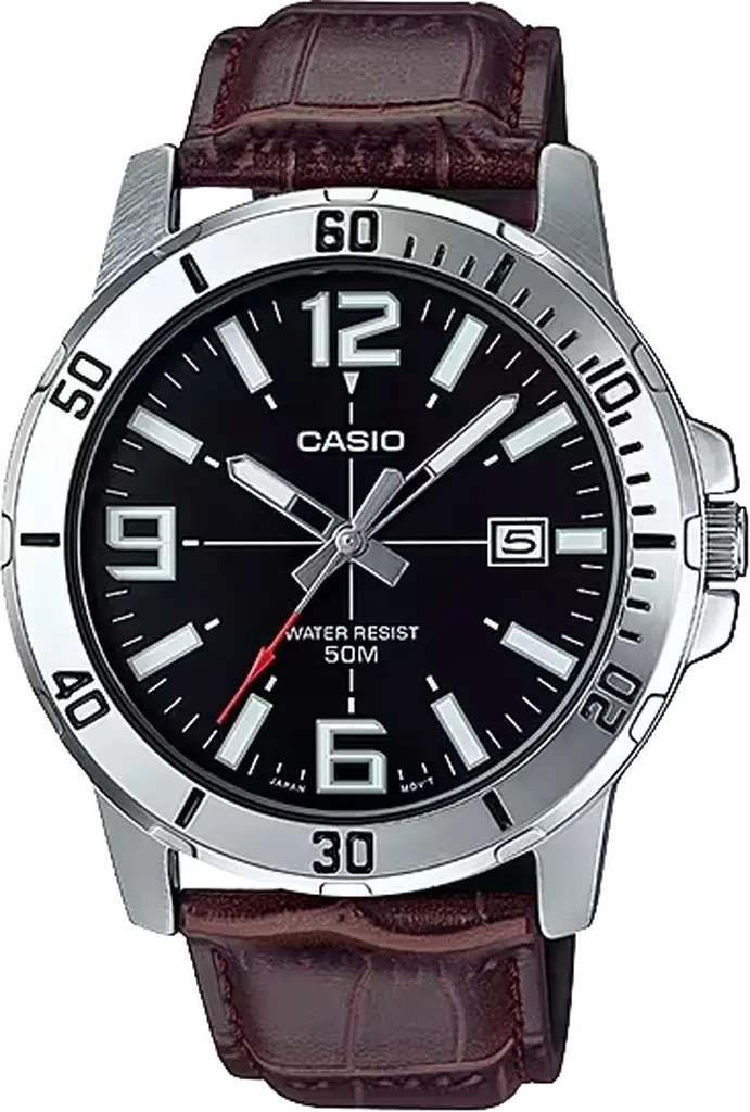 Наручные часы мужские Casio Timeless Collection MTP-VD01L-1BVUDF Черный (3148809103)