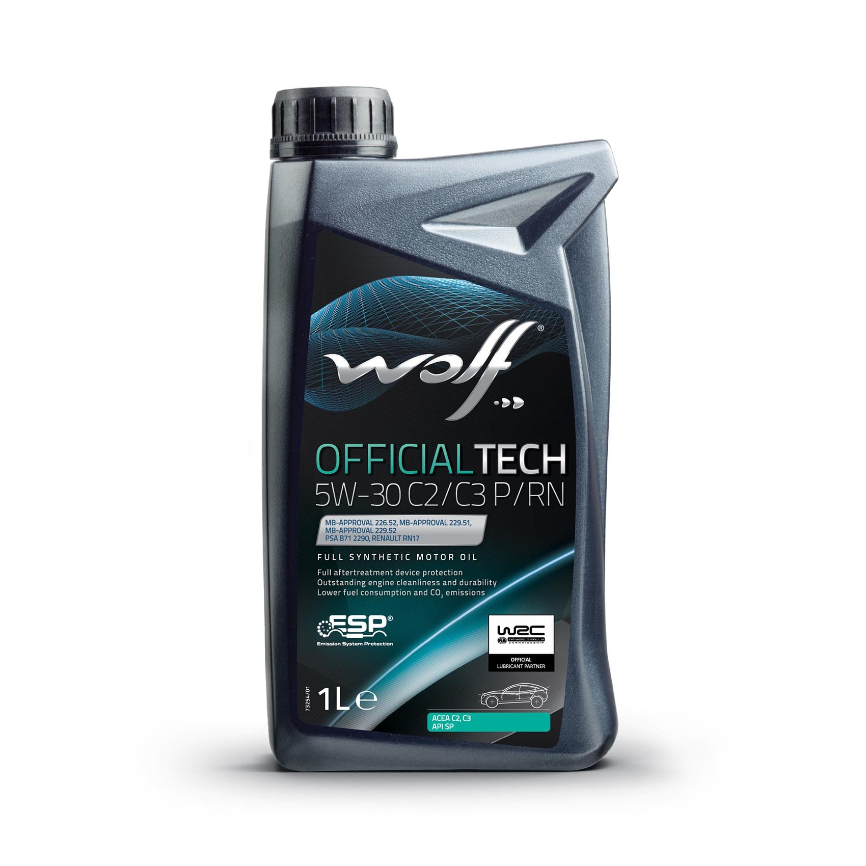 Моторное масло WOLF OFFICIALTECH 5W-30 C2/C3 P/RN 1 л