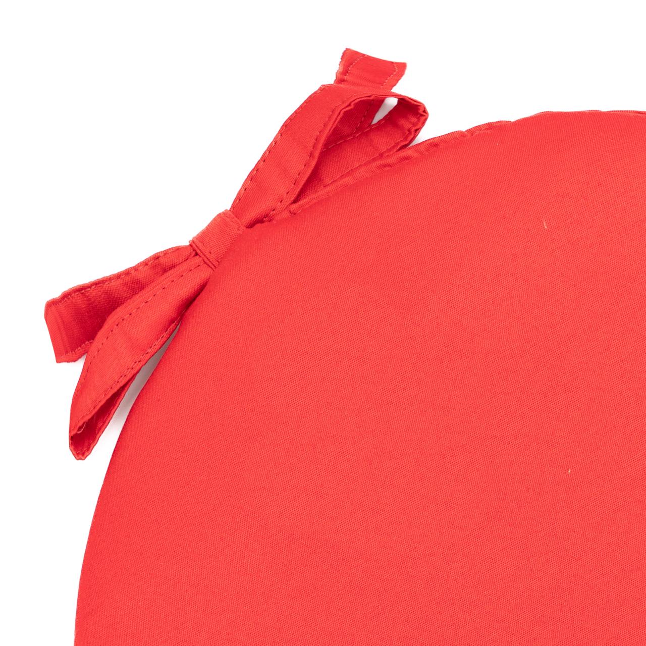 Подушка для стула/кресла/табурета Ø 40х5 см Красный (2077812633) - фото 2 Подушка для стула/кресла/табурета Ø 40х5 см Красный (2077812633) - фото 2