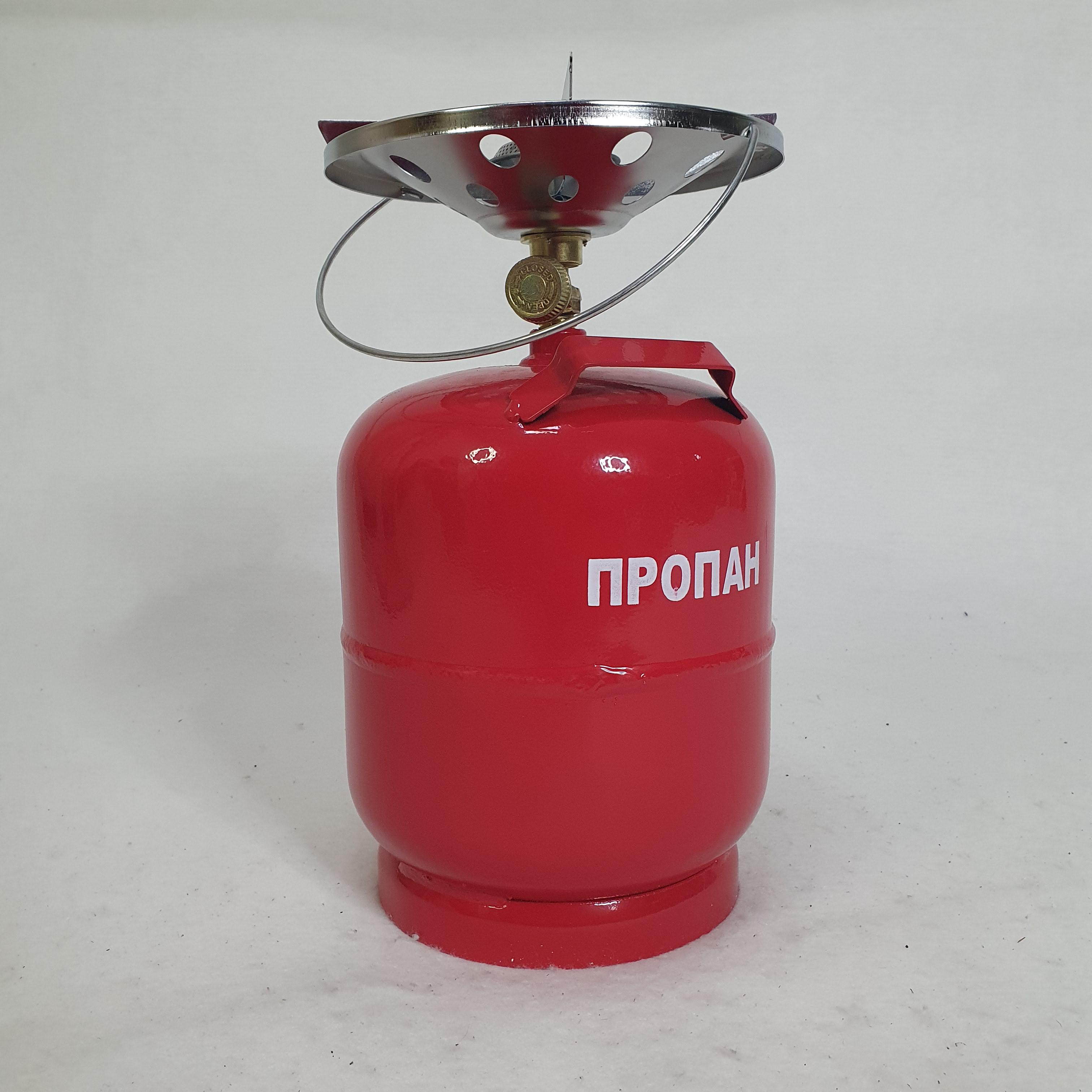 Баллон газовый туристический 2200 Вт с горелкой 8 л (BG-08) - фото 6