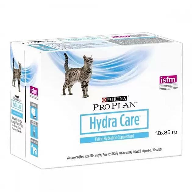 Корм для дорослих кішок вологий додатковий Purina Pro Plan Hydra Сare для збільшення споживання води та розведення сечі 10x85 г (7613038944593)
