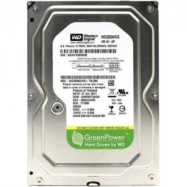 Жесткий диск SilkStream Western Digital AV greenPower 320 Гб 8 МБ 3,5" SATA II (opt-20954)