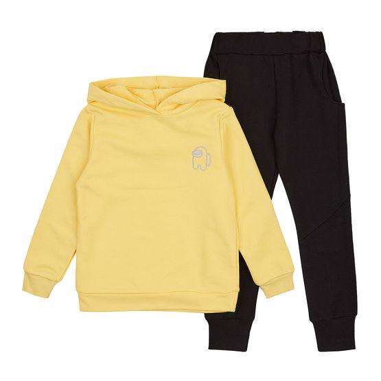 Худі та штани ЛяЛя р. 104 Жовтий/Чорний (К3ДВ155)