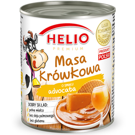 Молоко сгущенное Helio Masa Krowkova o smaku advocata 400 г