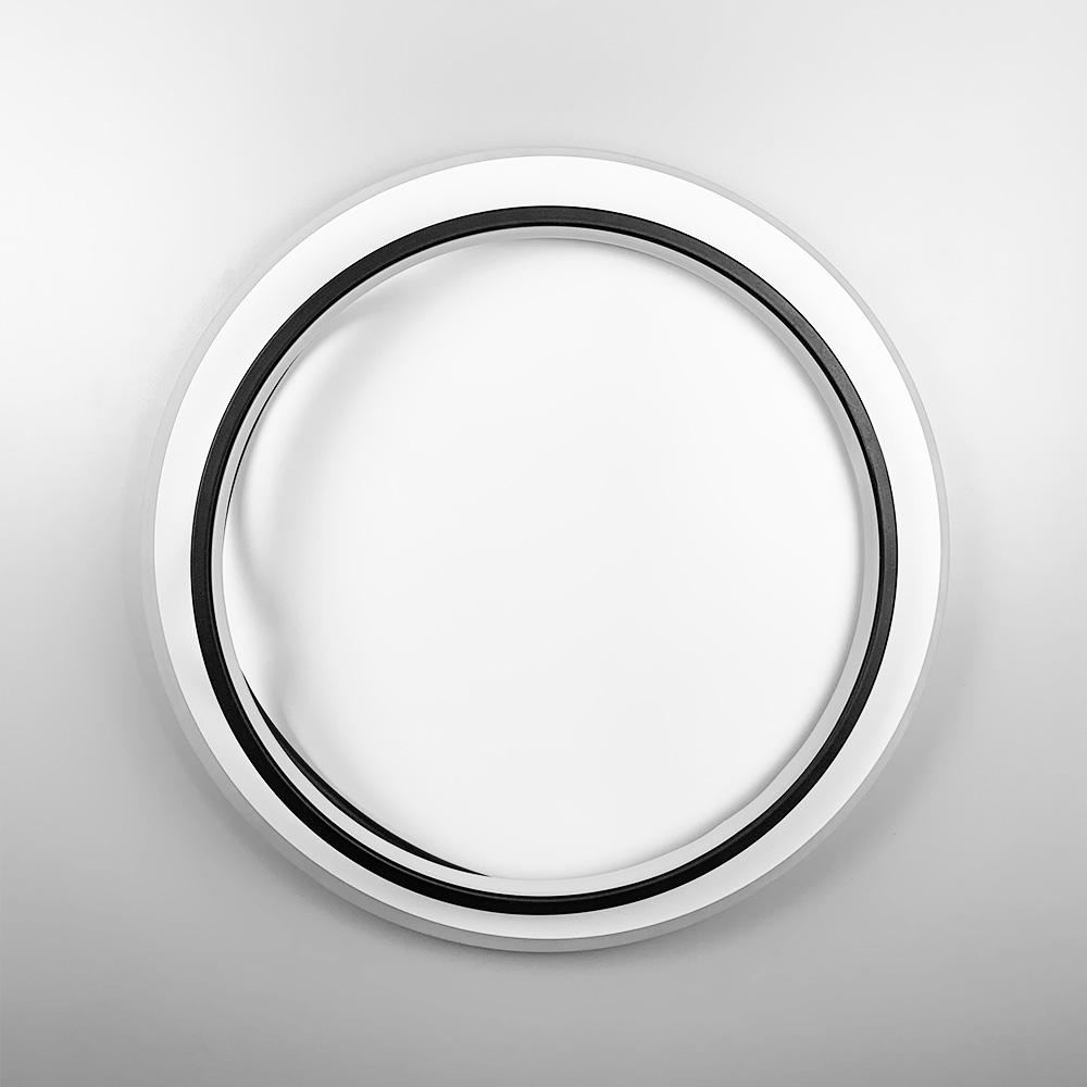 Люстра потолочная Light House LNF-17426 BK/WT Led 55 Вт без пульта Черно-белый
