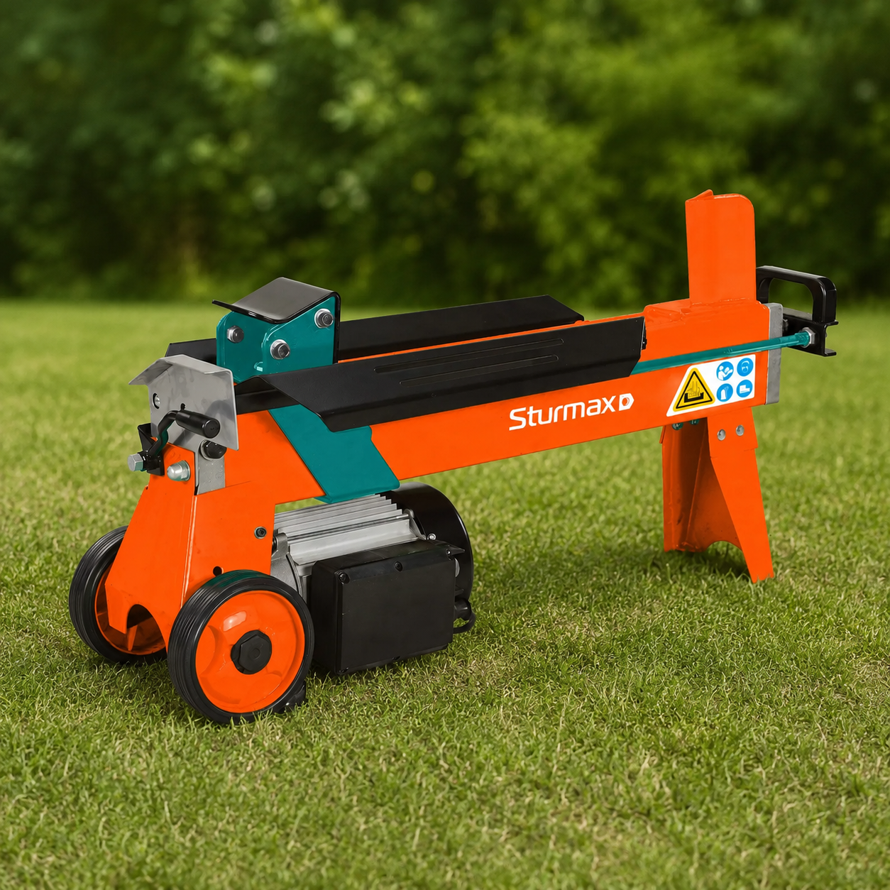 Дровокол электрический Sturmax WSM1023 2200 Вт 5 т 250 мм 220 В горизонтальный гидравлический на колесах