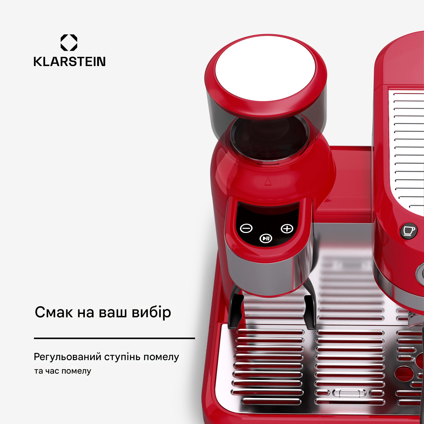 Кавоварка KLARSTEIN Bella Cafe Espresso 1550 Вт (10046429) - фото 4 Кавоварка KLARSTEIN Bella Cafe Espresso 1550 Вт (10046429) - фото 4
