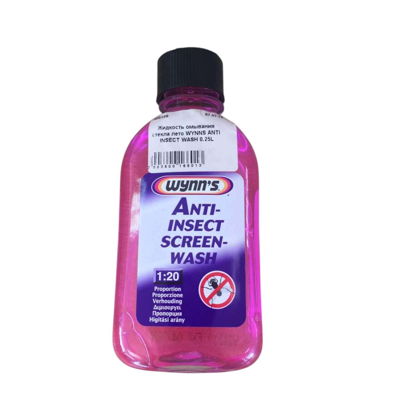Жидкость омывания стекла лето WYNN`S ANTI INSECT WASH 0,25 л (3085935306)