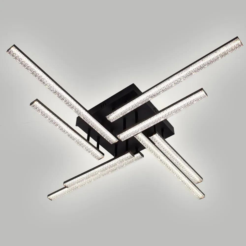 Люстра світлодіодна ESLLSE SMART LINE 76W/8L/955x955x125/220V/IP20 Black (27712933)