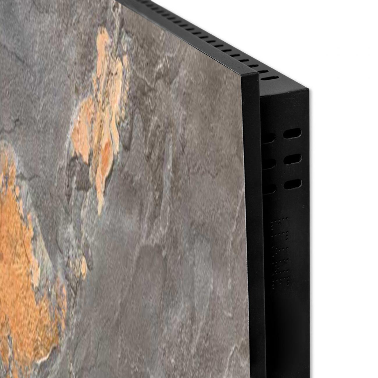 Обогреватель керамический ERAFLYME 600P инфракрасный с программатором и конвекцией Сланець (C600PB-SI) - фото 7