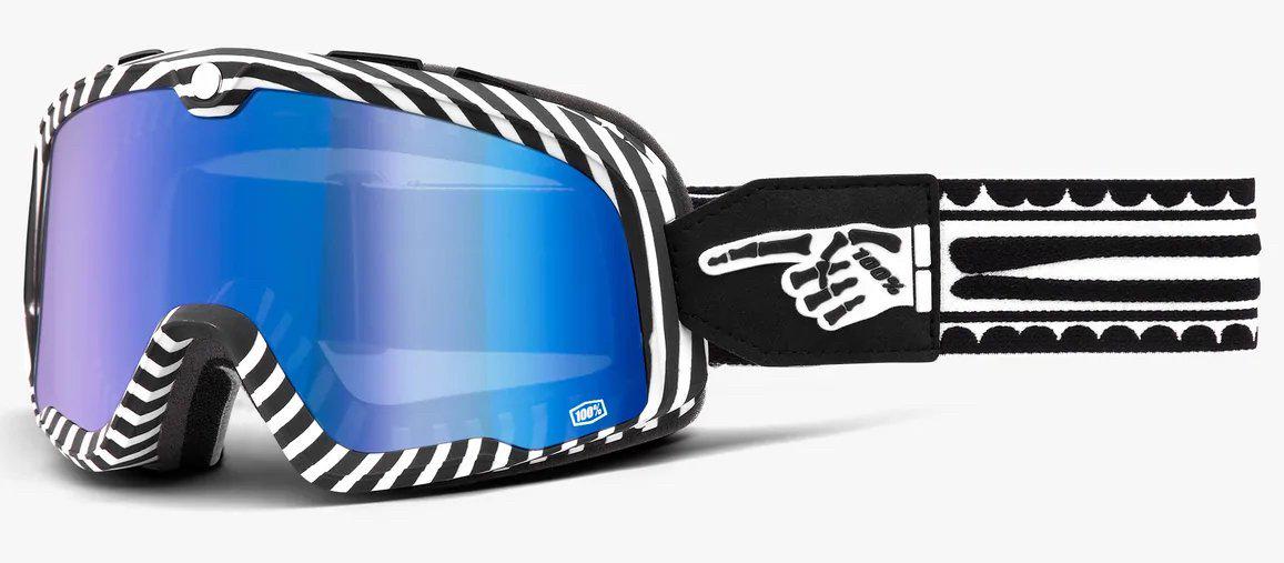 Мотоокуляри 100% BARSTOW Goggle Death Spray/Mirror Blue Lens (20237)