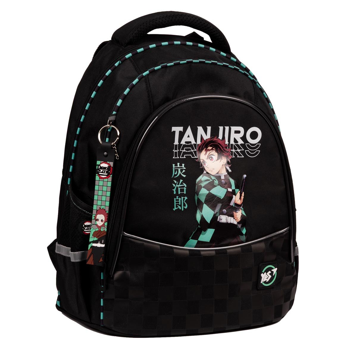 Рюкзак школьный YES TS-52 Demon Slayer Tanjiro 37х30х18 см Черный (559945)
