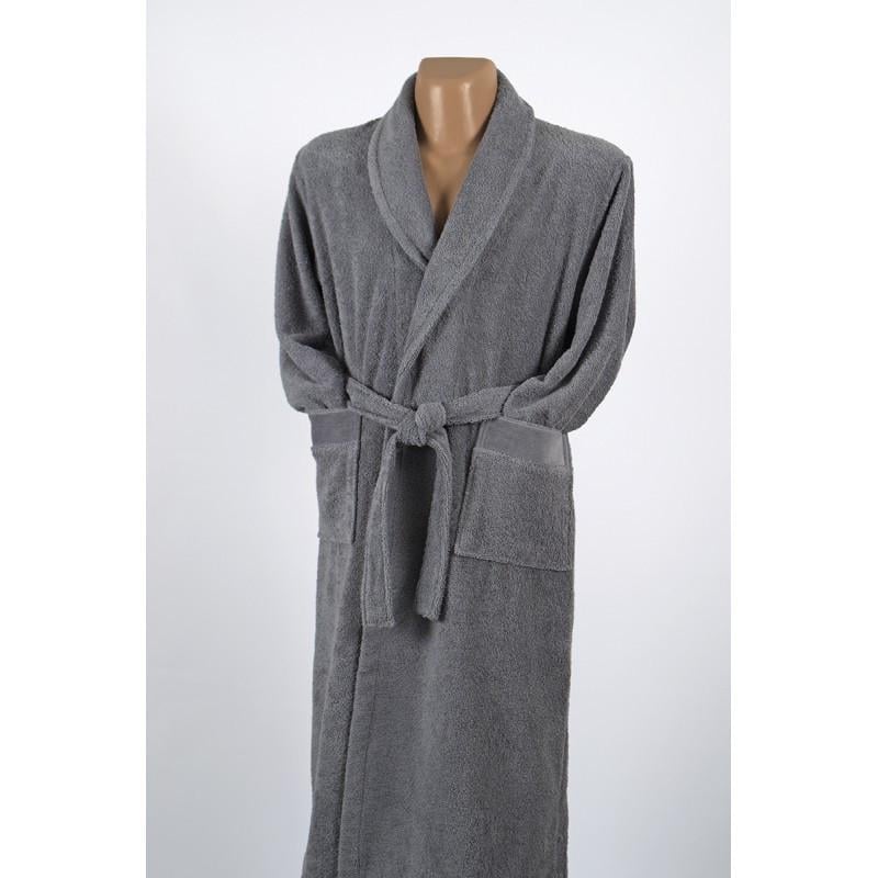 Халат махровый Penelope Prina мужской S Антрацит (svt-2000022233668)