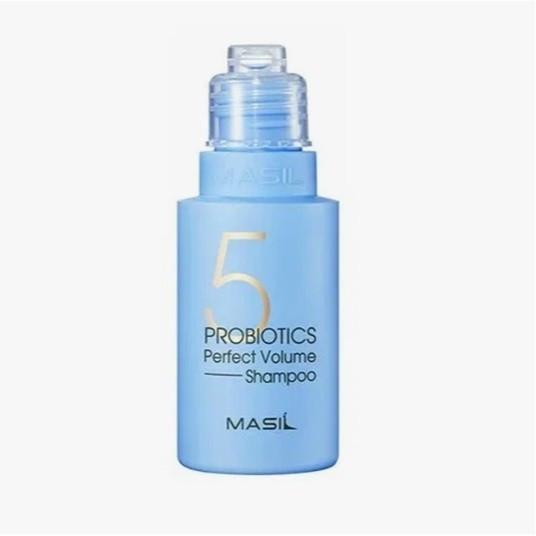Шампунь с пробиотиками для идеального объема волос MASIL 5 Probiotics Perfect Volume Shampoo 50 мл (1697288837) - фото 2