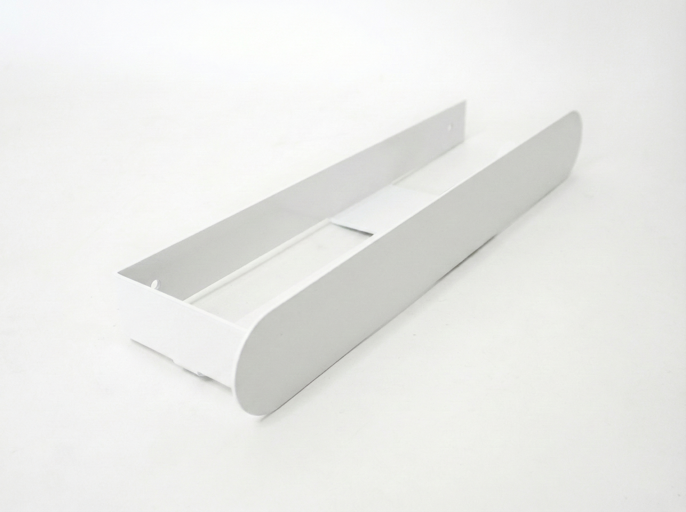 Полка-держатель бумаги для полотенца в ванну/уборку алюминиевая Белый