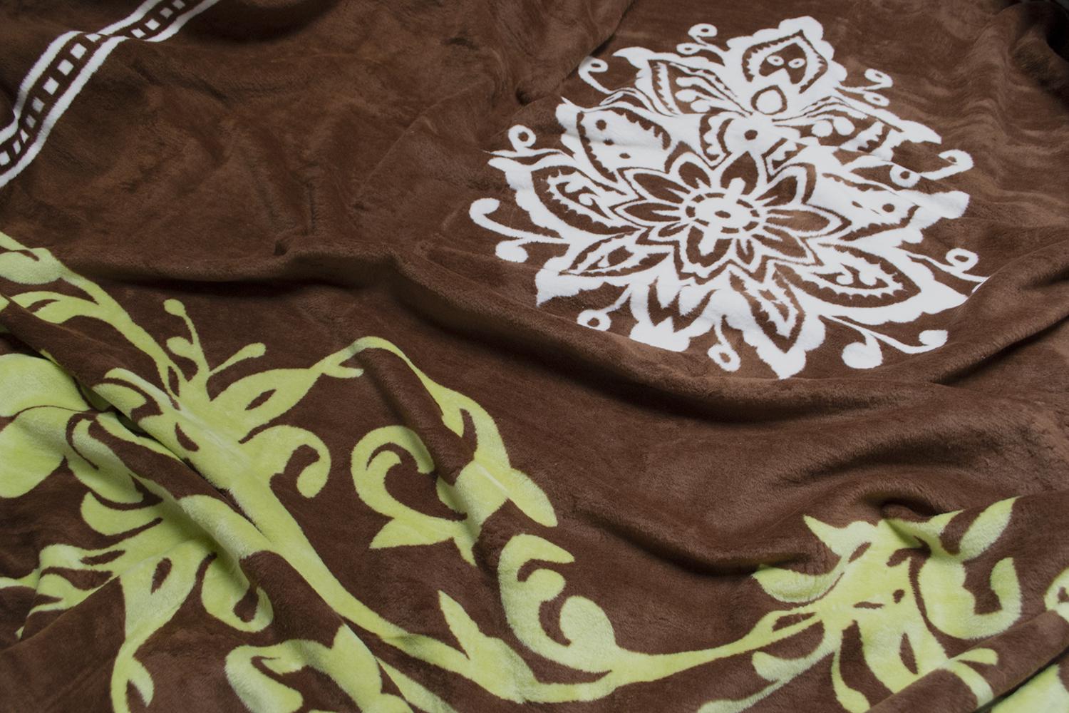 Плед Lotus Saray хлопок 200х220 см Коричневый - фото 4 Плед Lotus Saray хлопок 200х220 см Коричневый - фото 4