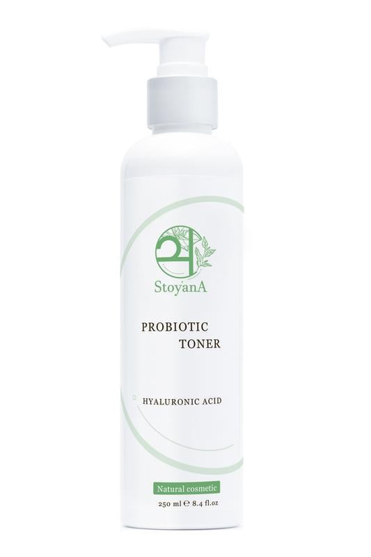 Тонер увлажняющий StoyanA 250 мл с гиалуроновой кислотой и пробиотиком (12380791)