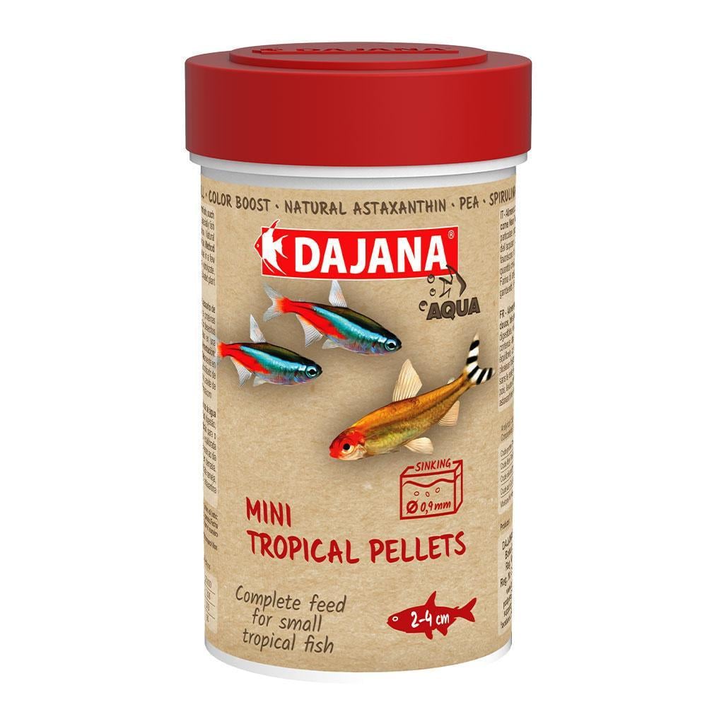 Корм для мальків і дрібних риб Dajana MINI TROPICAL PELETS 250 мл/130 г