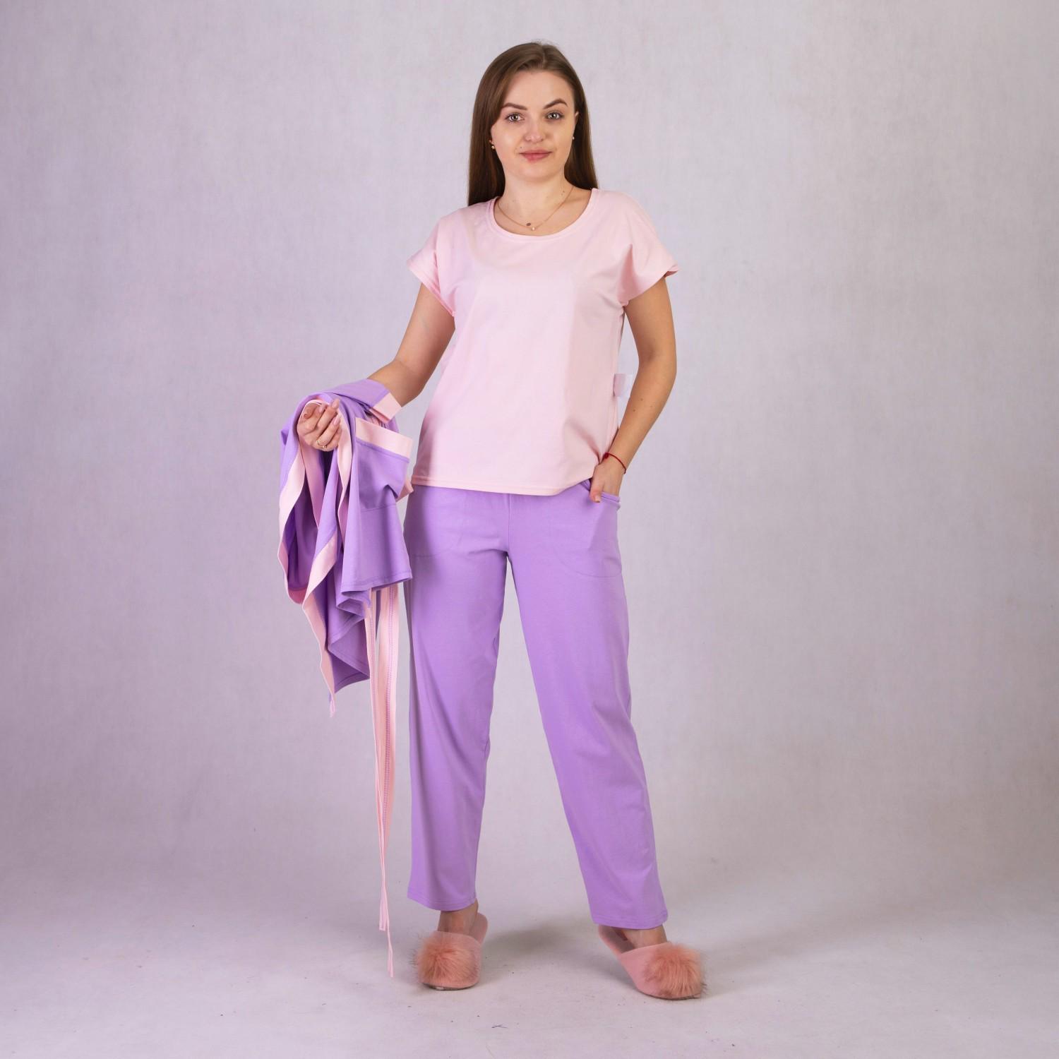 Пижама женская GO-IN TN-2051 р. 54 Фиолетовый - фото 2 Пижама женская GO-IN TN-2051 р. 54 Фиолетовый - фото 2