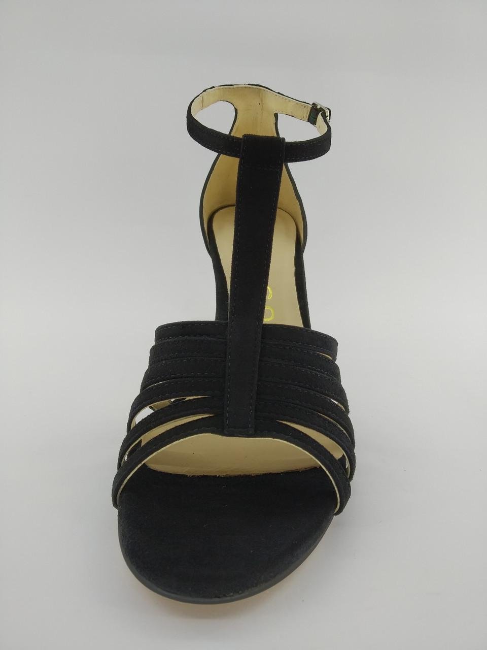 Босоніжки жіночі на шпильці Unisa №085 р. 40/26 см Чорний (691538305) - фото 3
