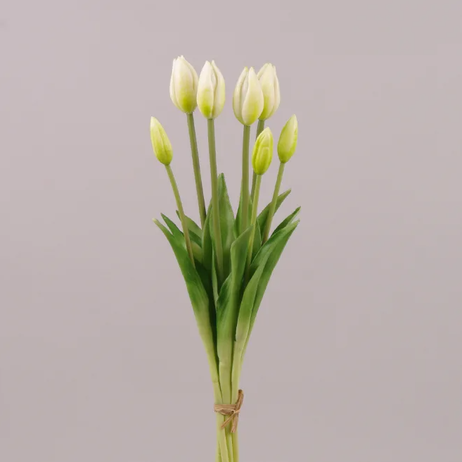 Букет Тюльпанов из латекса Flora Белый (72589)