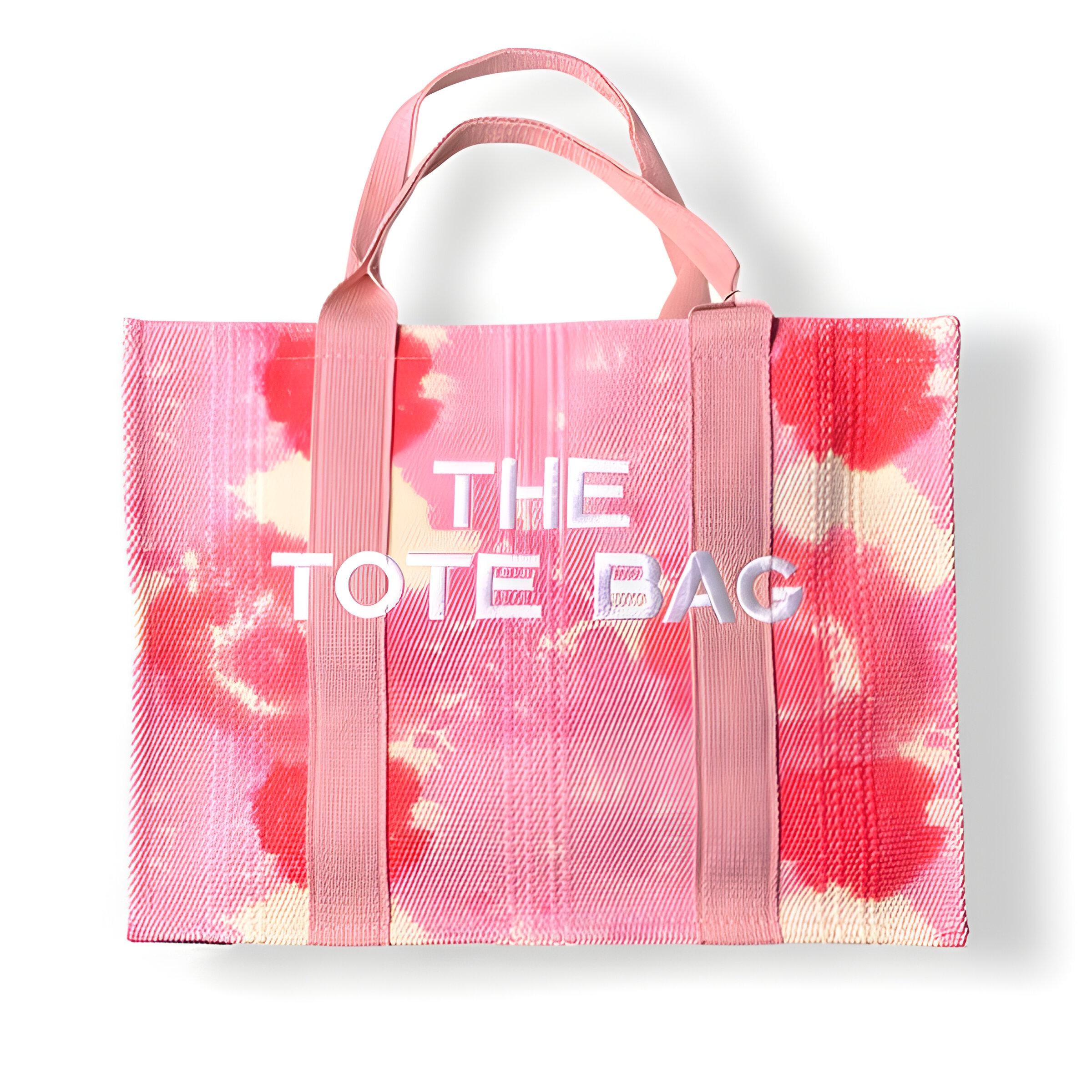 Сумка-шопер большая Розовый (24-499)