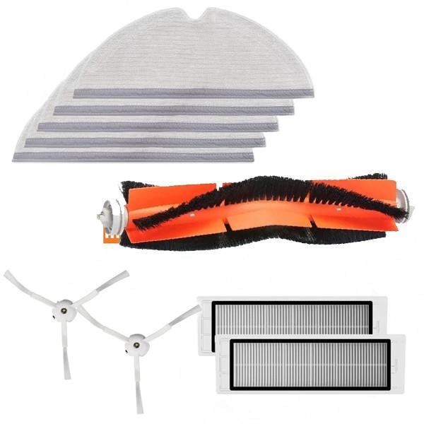 Комплект для робота-пилососа Xiaomi Mijia/RoboRock S50/S51/S55/S5 Max S6/E4/E20/C10 10 шт. White
